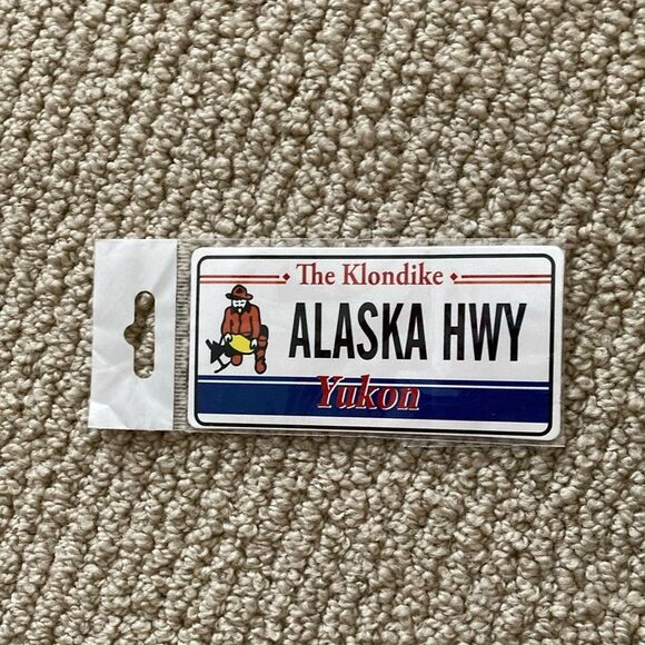 Yukon Territory Canada Beaver Creek The Klondike Sticker Wilderness Souvenir - Picture 1 of 5
